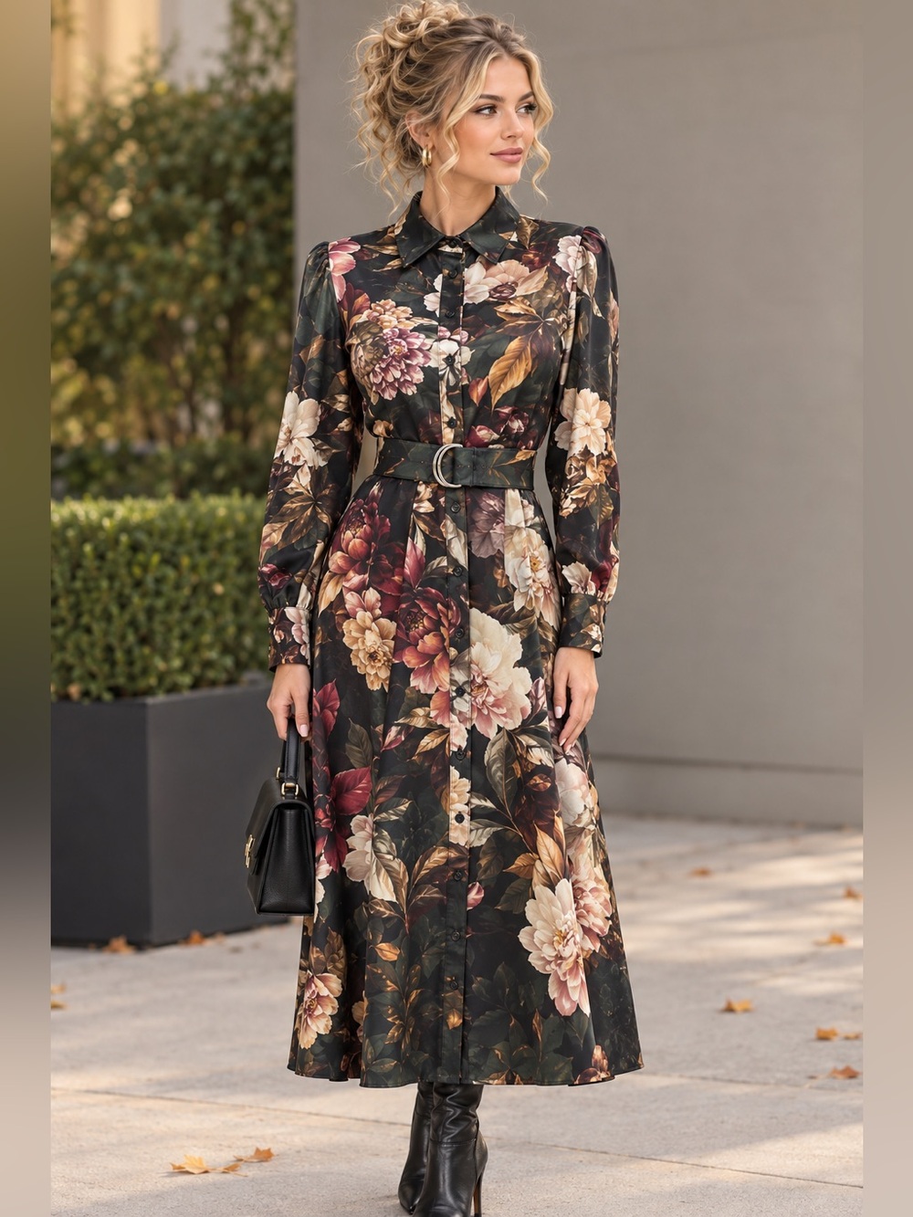 ELIE TAHARI FLORAL PRINT DRESS***********SIZE: SMALL